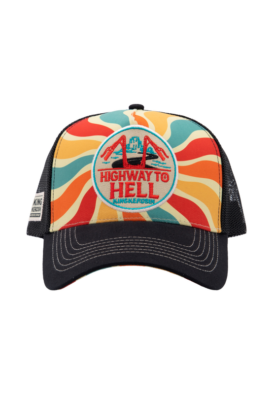 Casquette Rockabilly de King Kerosin - Highway to Hell - Casquette - pour Unisexe - multicolore - King Kerosin - View 2