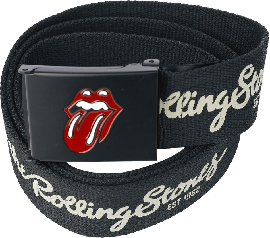 Ceinture  de The Rolling Stones - Logo - pour Unisexe - noir - The Rolling Stones