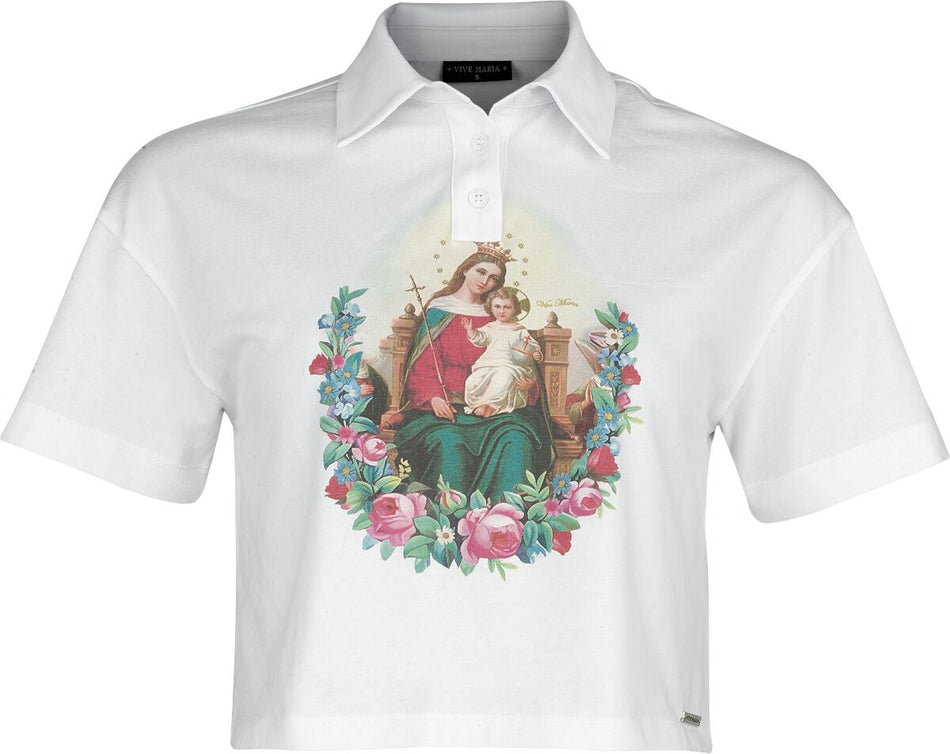 T-Shirt Manches courtes  de Vive Maria - Maria and Child - S à XXL - pour Femme - blanc - Vive Maria