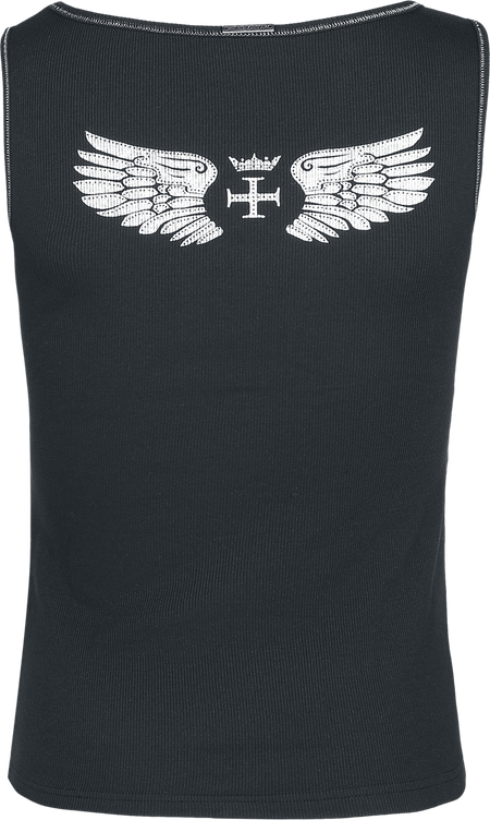 Top  de Vive Maria - Fallen Angel - S à XXL - pour Femme - noir - Vive Maria - View 2