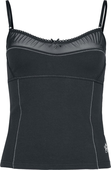 Top  de Vive Maria - Coquette - S à XXL - pour Femme - noir - Vive Maria