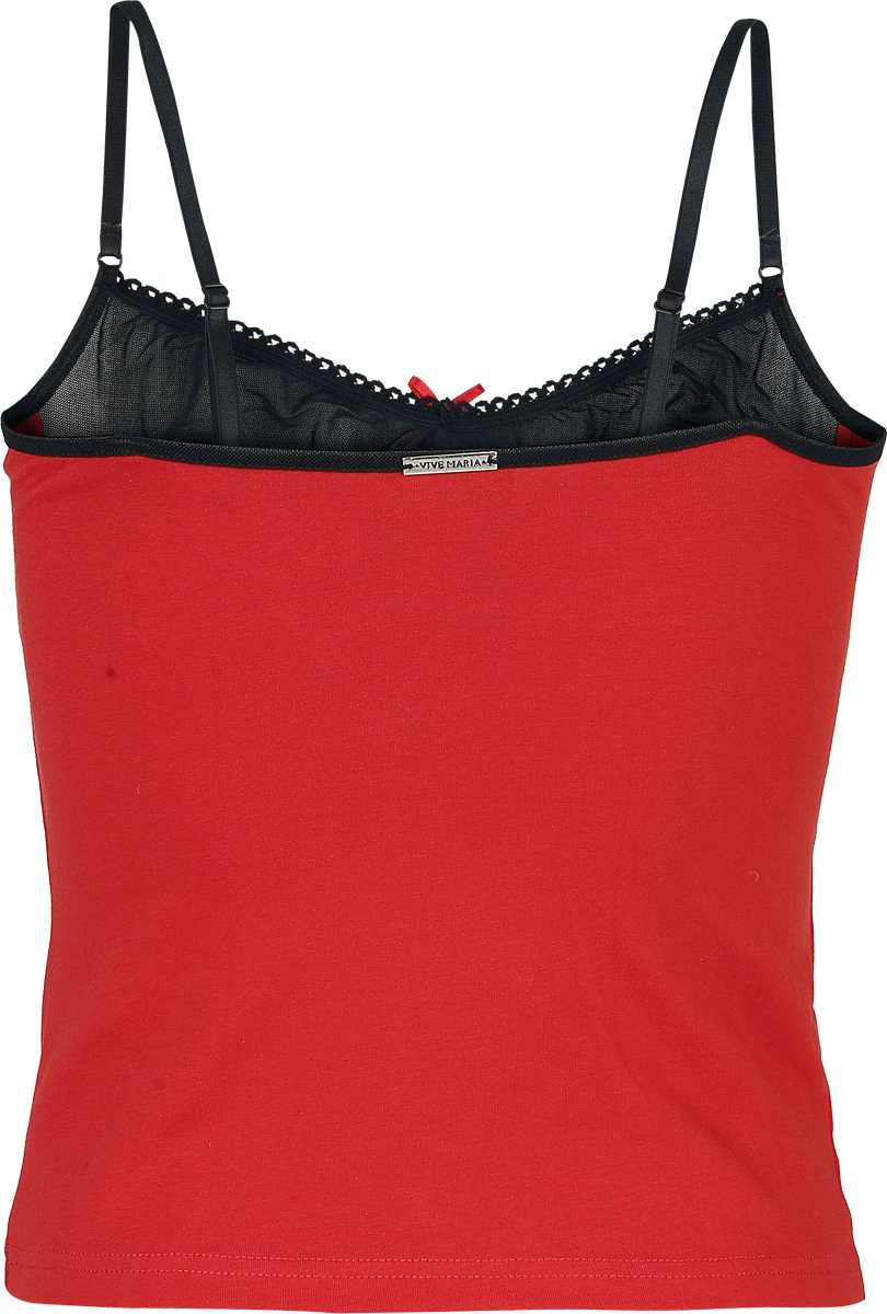 Top  de Vive Maria - Coquette - S à XXL - pour Femme - rouge - Vive Maria - View 2