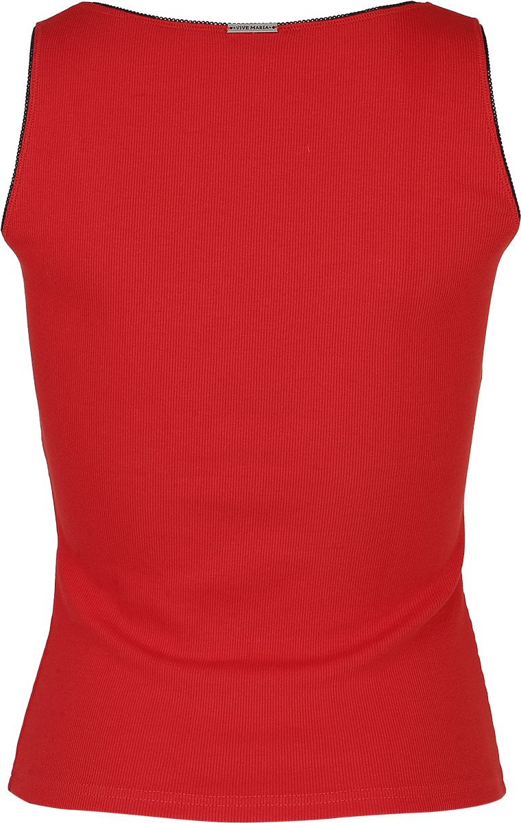 Top  de Vive Maria - Coquette Top - S à XXL - pour Femme - rouge - Vive Maria - View 2