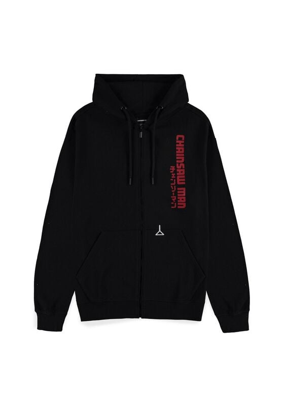 Sweat-shirt zippé à capuche  de Chainsaw Man - Chainsaw Devil - S à XXL - pour Homme - noir - Chainsaw Man