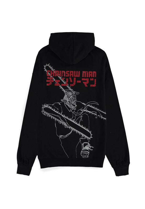Sweat-shirt zippé à capuche  de Chainsaw Man - Chainsaw Devil - S à XXL - pour Homme - noir - Chainsaw Man - View 2