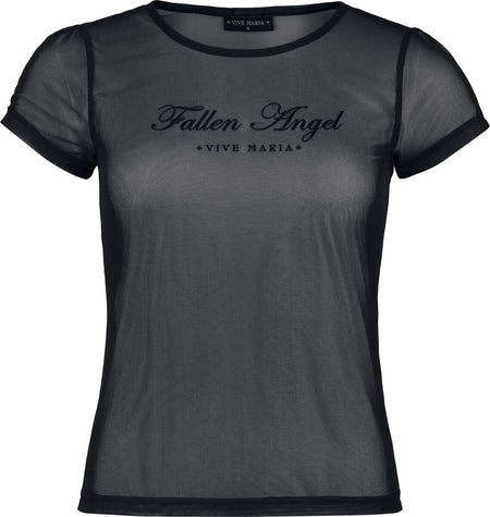 T-Shirt Manches courtes  de Vive Maria - Fallen Angel - S à XXL - pour Femme - noir - Vive Maria