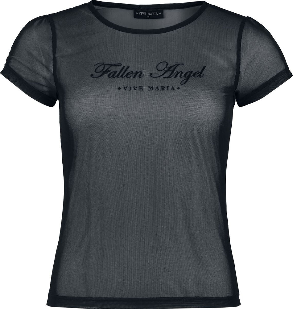 T-Shirt Manches courtes  de Vive Maria - Fallen Angel - S à XXL - pour Femme - noir - Vive Maria