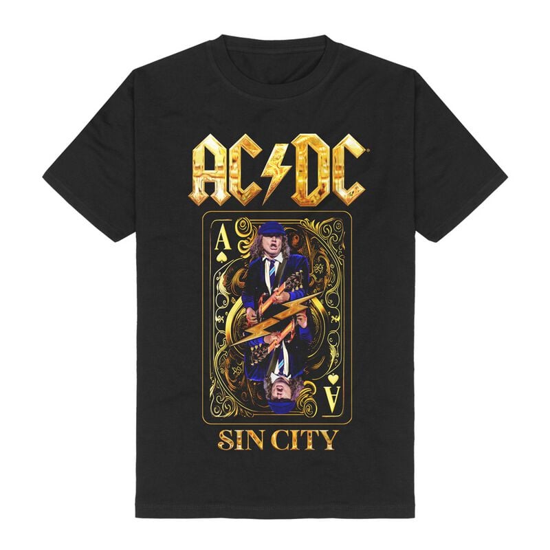 T-Shirt Manches courtes  de AC/DC - Las Vegas - S à 3XL - pour Homme - noir - AC/DC
