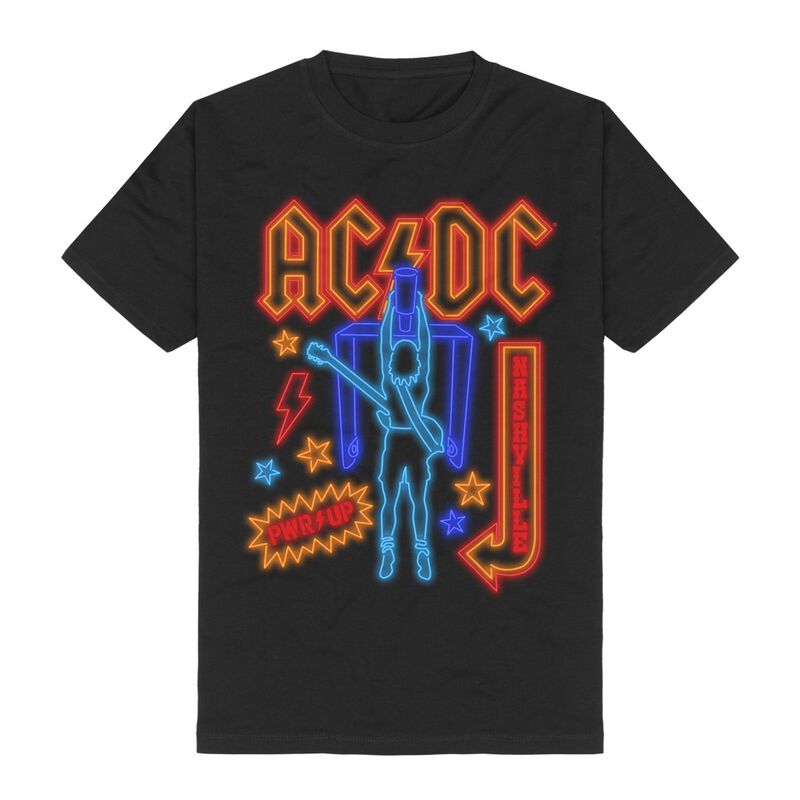 T-Shirt Manches courtes  de AC/DC - Nashville - S à 3XL - pour Homme - noir - AC/DC
