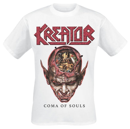 T-Shirt Manches courtes  de Kreator - Coma of souls - S à 3XL - pour Homme - blanc - Kreator