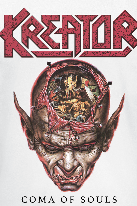 T-Shirt Manches courtes  de Kreator - Coma of souls - S à 3XL - pour Homme - blanc - Kreator - View 2