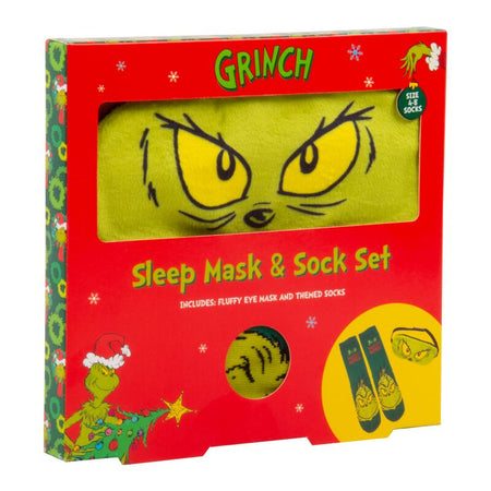 Chaussettes  de Le Grinch - The Grinch - Masque de Sommeil & Chaussettes - Standard - pour Unisexe - Standard - Le Grinch