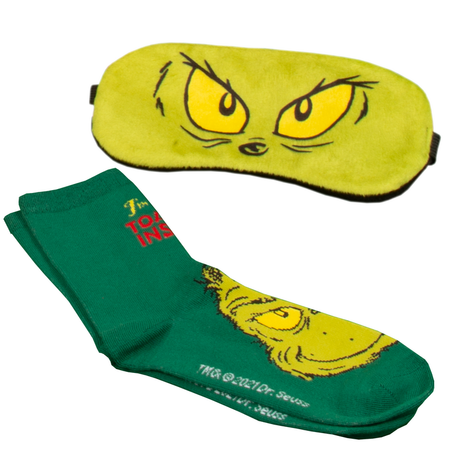 Chaussettes  de Le Grinch - The Grinch - Masque de Sommeil & Chaussettes - Standard - pour Unisexe - Standard - Le Grinch - View 2