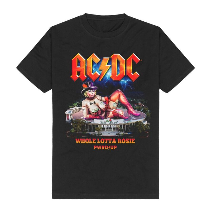T-Shirt Manches courtes  de AC/DC - PWRUP Lotta Rosie - S à 3XL - pour Homme - noir - AC/DC