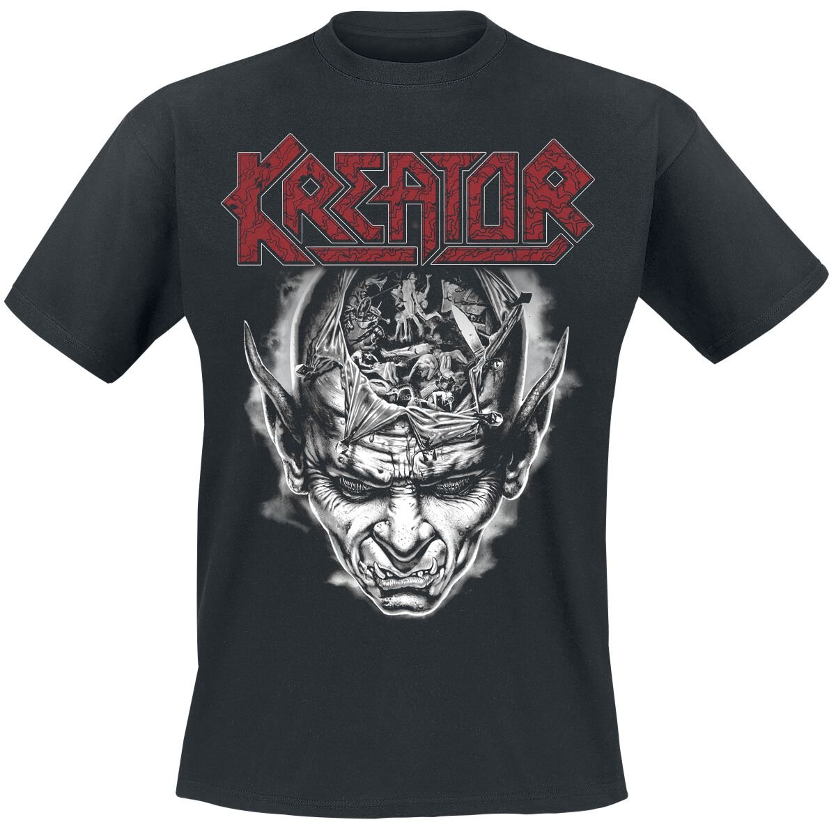 T-Shirt Manches courtes  de Kreator - US Tour 1991 - S à 3XL - pour Homme - noir - Kreator