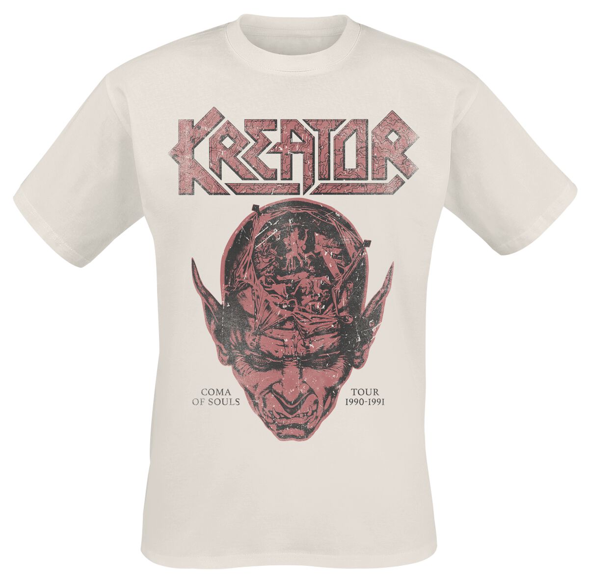T-Shirt Manches courtes  de Kreator - Vancouver 1991 - S à 3XL - pour Homme - naturel - Kreator