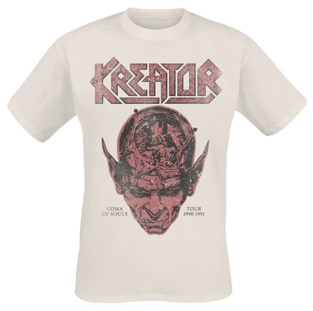 T-Shirt Manches courtes  de Kreator - Vancouver 1991 - S à 3XL - pour Homme - naturel - Kreator