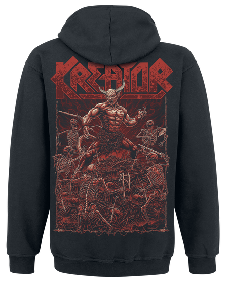 Sweat-shirt à capuche  de Kreator - Ready To Kill - S à 3XL - pour Homme - noir - Kreator - View 2
