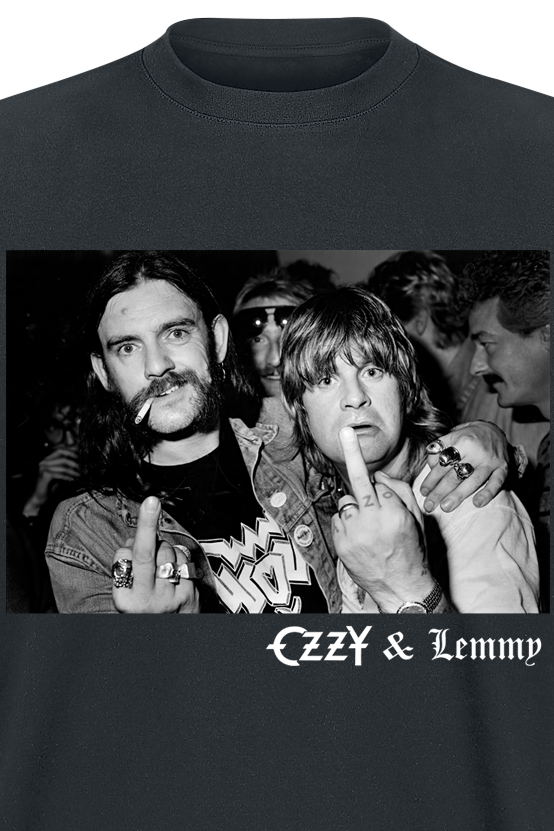 T-Shirt Manches courtes  de Ozzy Osbourne - Hellraiser - Ozzy & Lemmy - S à 5XL - pour Unisexe - noir - Ozzy Osbourne - View 2