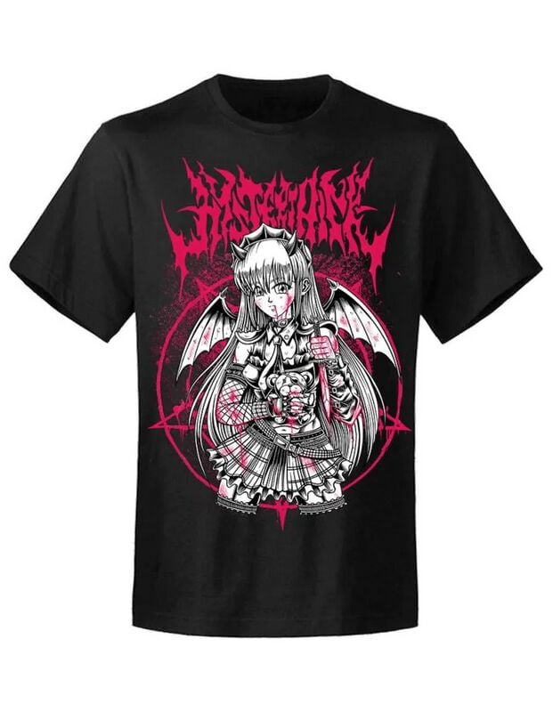 T-Shirt Manches courtes Gothic de Hysteria Ink - Manga Scarlet Wings - S à 4XL - pour Homme - noir - Hysteria Ink
