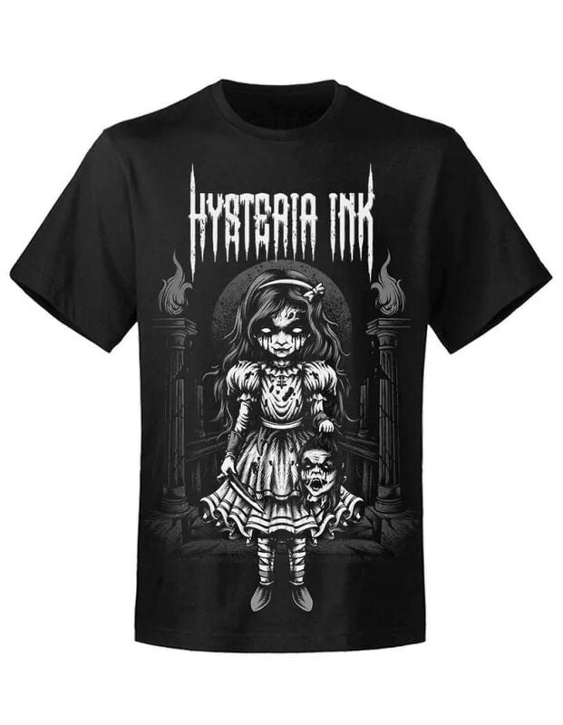 T-Shirt Manches courtes Gothic de Hysteria Ink - Serial Killer Ink - S à 5XL - pour Homme - noir - Hysteria Ink