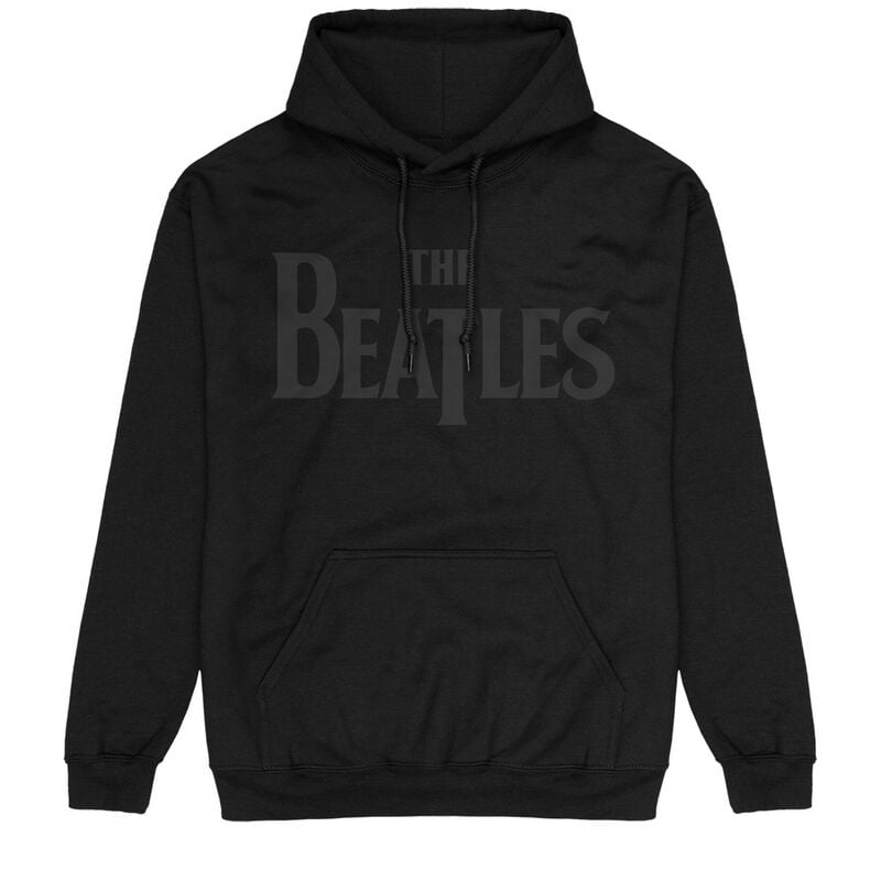 Sweat-shirt à capuche  de The Beatles - Logo - S à 3XL - pour Homme - noir - The Beatles