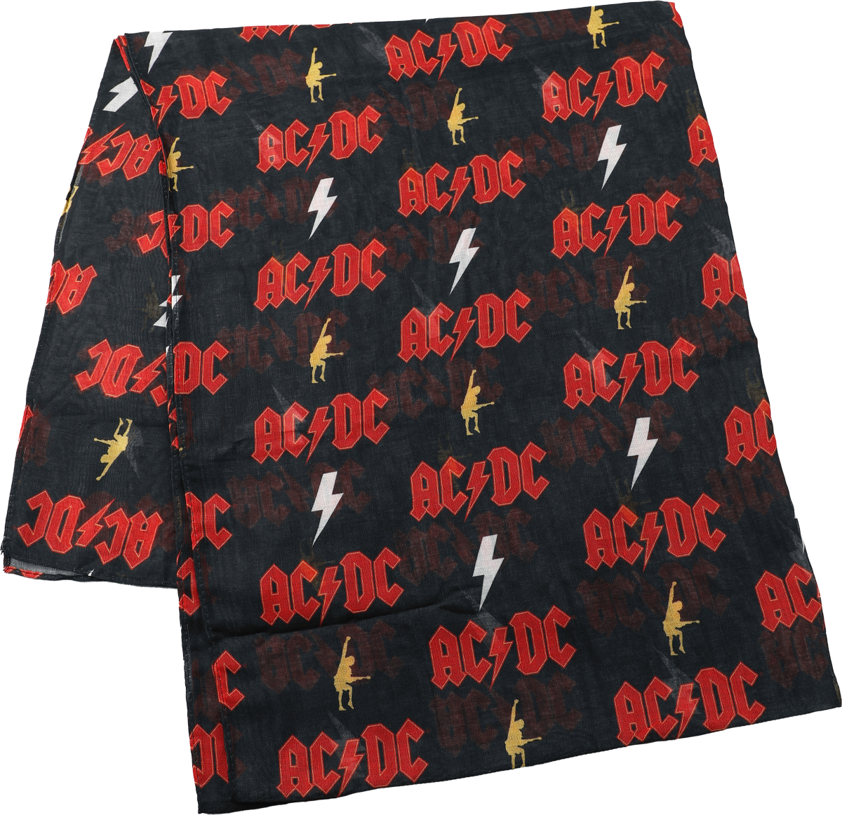 Foulard  de AC/DC - Logo - pour Unisexe - noir/rouge - AC/DC - View 2