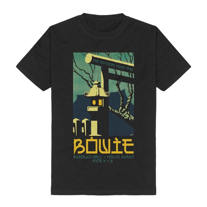 T-Shirt Manches courtes  de David Bowie - Tokyo 1996 - S à 3XL - pour Homme - noir - David Bowie