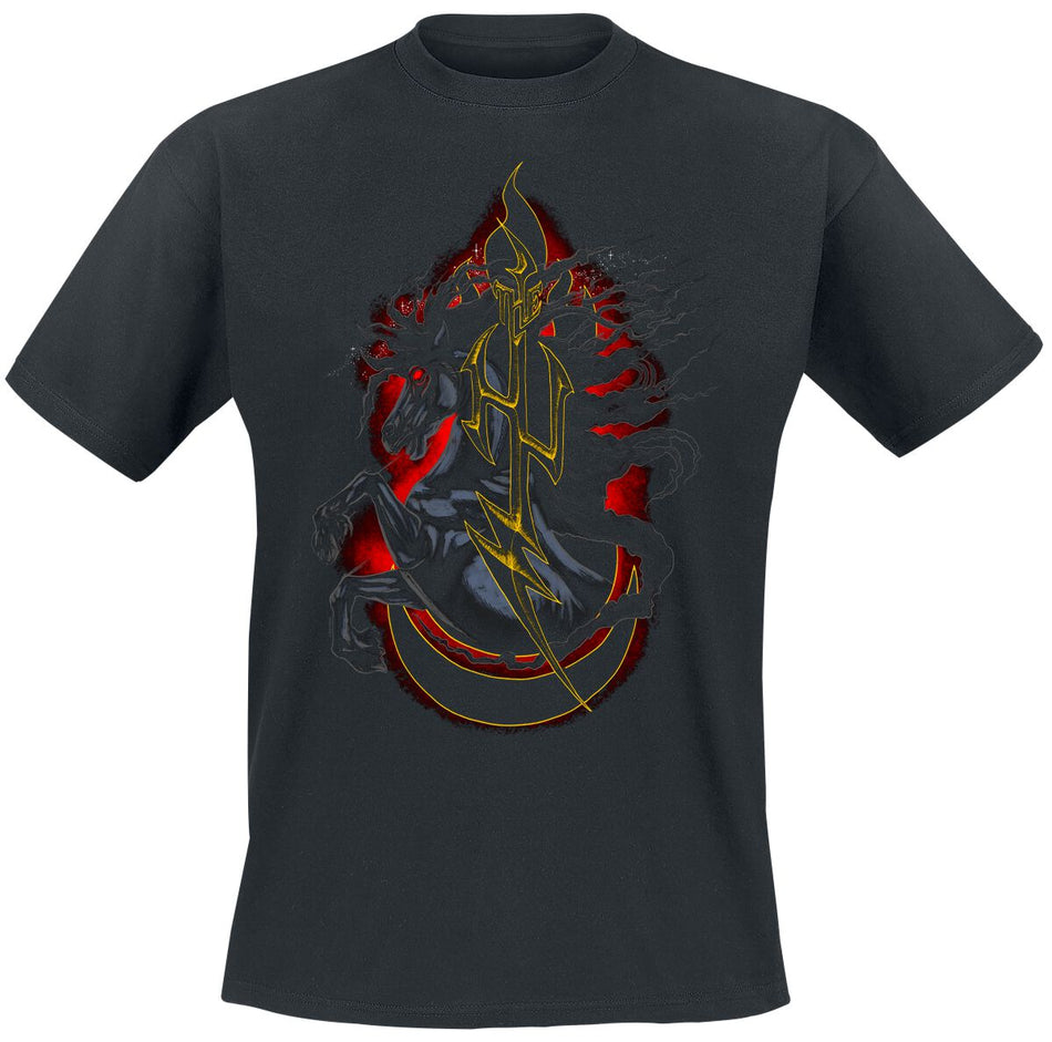 T-Shirt Manches courtes  de The Hu - Glowing Horse - S à XXL - pour Homme - noir - The Hu