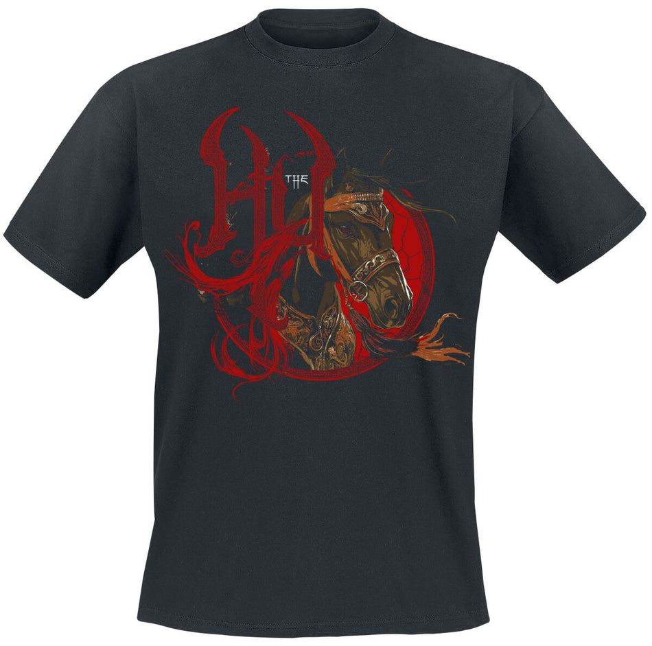 T-Shirt Manches courtes  de The Hu - Mongolian Horse Circle - S à XXL - pour Homme - noir - The Hu