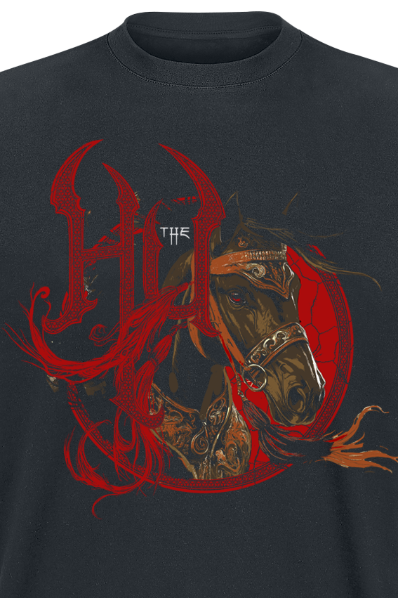 T-Shirt Manches courtes  de The Hu - Mongolian Horse Circle - S à XXL - pour Homme - noir - The Hu - View 2