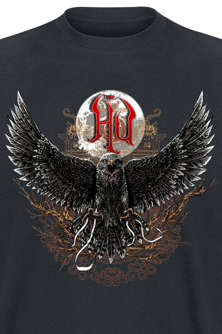 T-Shirt Manches courtes  de The Hu - Hawk Temple - S à XXL - pour Homme - noir - The Hu - View 2