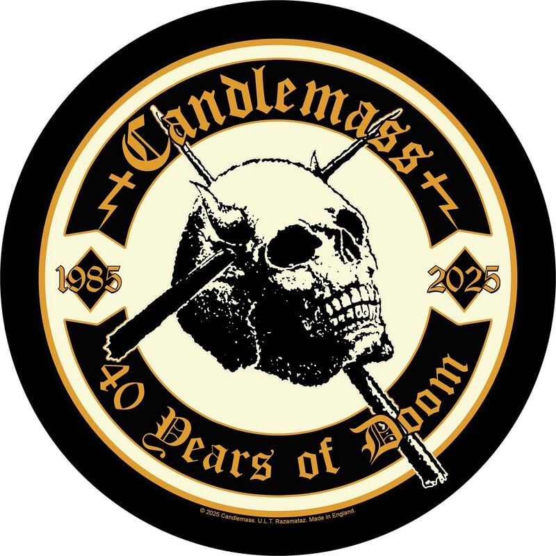 Dossard  de Candlemass - 40 Years Of Doom - pour Indifférent - multicolore - Candlemass