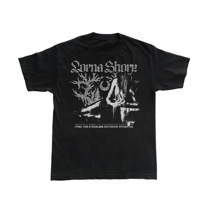 T-Shirt Manches courtes  de Lorna Shore - Everblack - S à XXL - pour Homme - noir - Lorna Shore