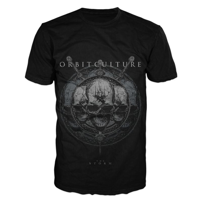 T-Shirt Manches courtes  de Orbit Culture - The Storm - S à 3XL - pour Homme - noir - Orbit Culture