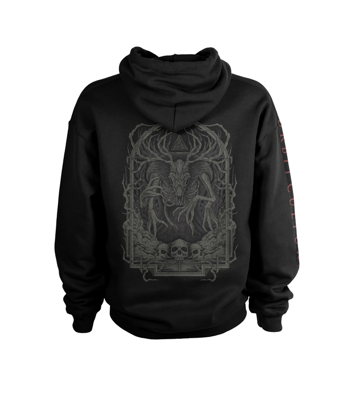 Sweat-shirt à capuche  de Orbit Culture - Vultures Of North - S à XL - pour Homme - noir - Orbit Culture - View 2