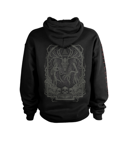 Sweat-shirt à capuche  de Orbit Culture - Vultures Of North - S à XL - pour Homme - noir - Orbit Culture - View 2