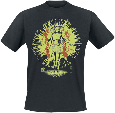 T-Shirt Manches courtes  de Sleep Token - Rain - Glow In The Dark - S à 5XL - pour Homme - noir - Sleep Token - View 2
