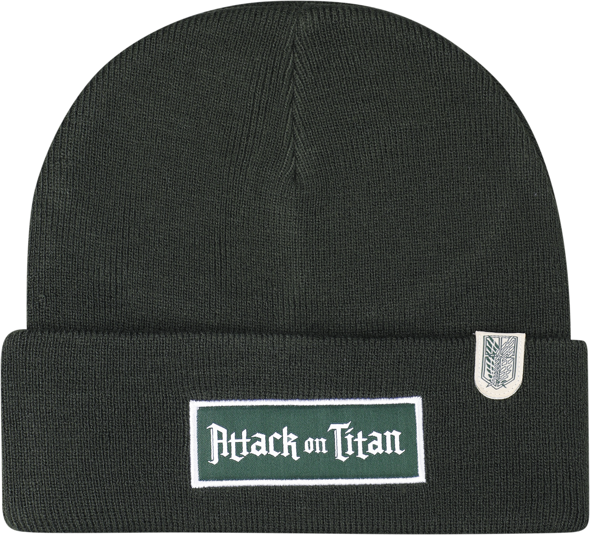 Bonnet  de L'Attaque Des Titans - Logo - pour Unisexe - vert - L'Attaque Des Titans - View 2