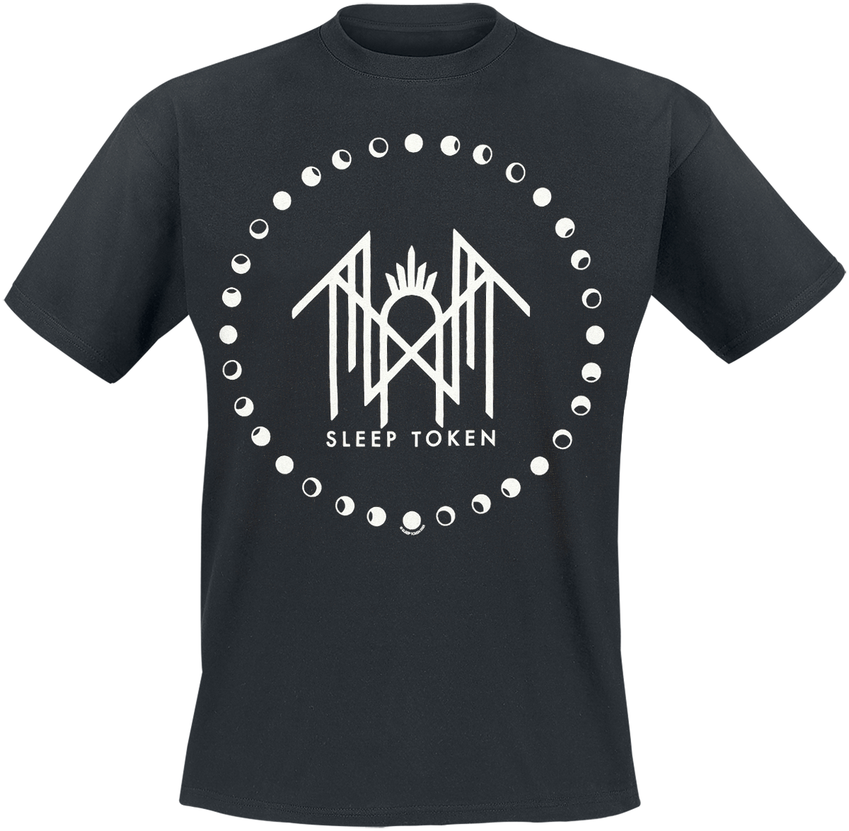 T-Shirt Manches courtes  de Sleep Token - Moon Phase - Glow In The Dark - S à 5XL - pour Homme - noir - Sleep Token - View 2