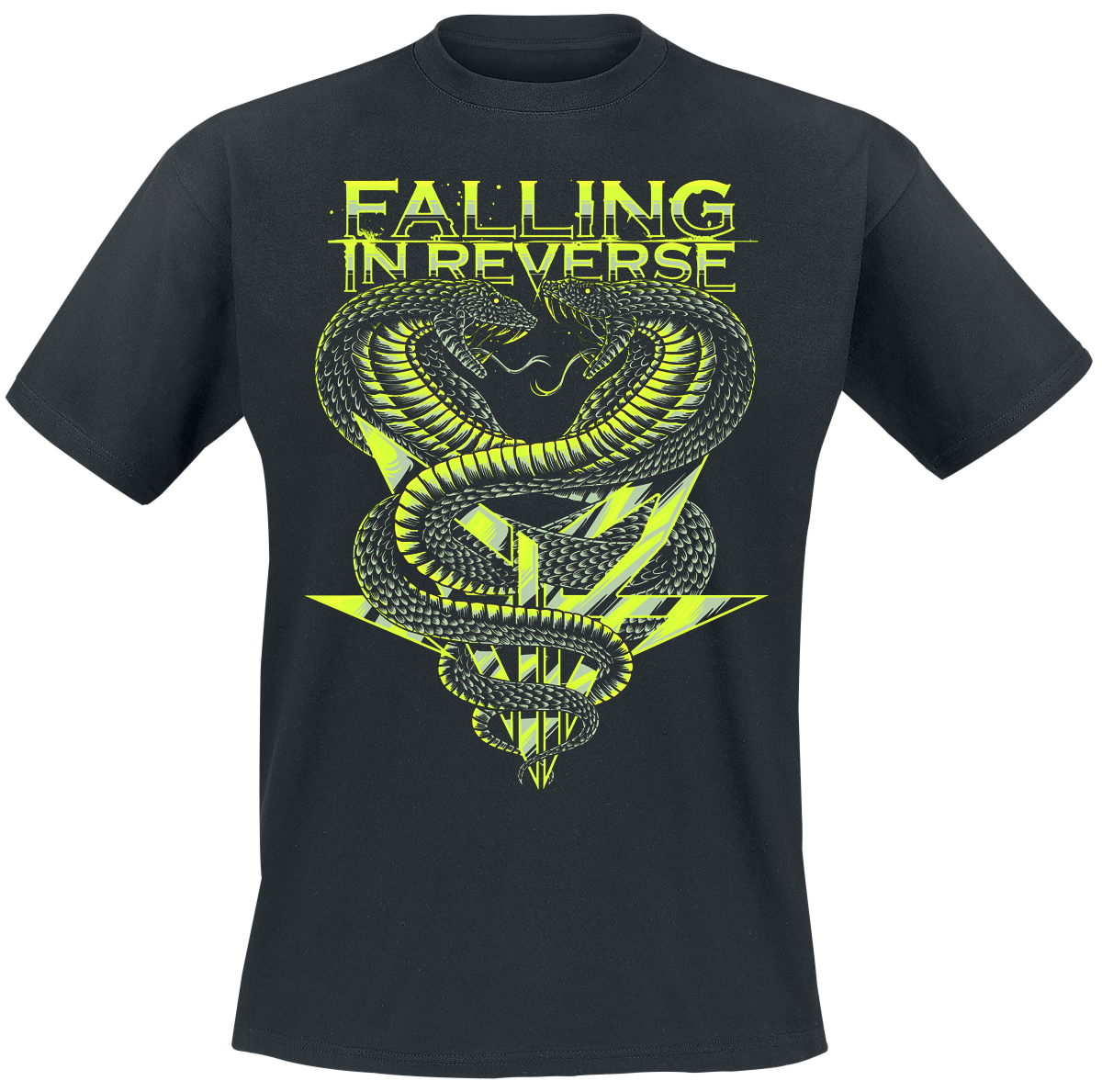 T-Shirt Manches courtes  de Falling In Reverse - Cobra - Glow In The Dark - S à 5XL - pour Homme - noir - Falling In Reverse - View 2