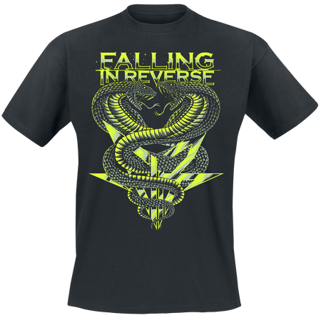 T-Shirt Manches courtes  de Falling In Reverse - Cobra - Glow In The Dark - S à 5XL - pour Homme - noir - Falling In Reverse - View 2