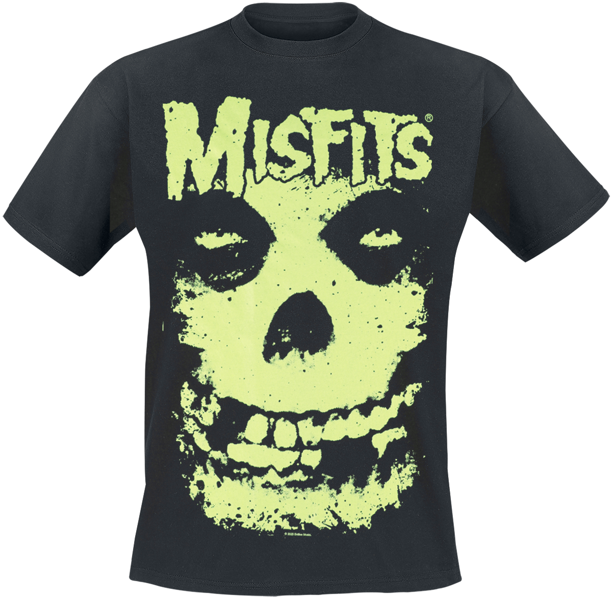 T-Shirt Manches courtes  de Misfits - Splat Art - Glow In The Dark - S à 5XL - pour Homme - noir - Misfits - View 2