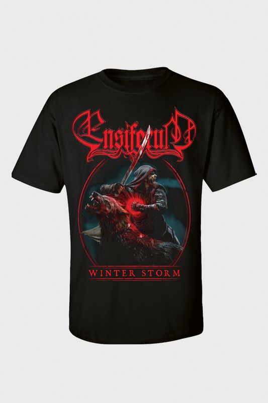 T-Shirt Manches courtes  de Ensiferum - Winter storm - S à M - pour Homme - noir - Ensiferum
