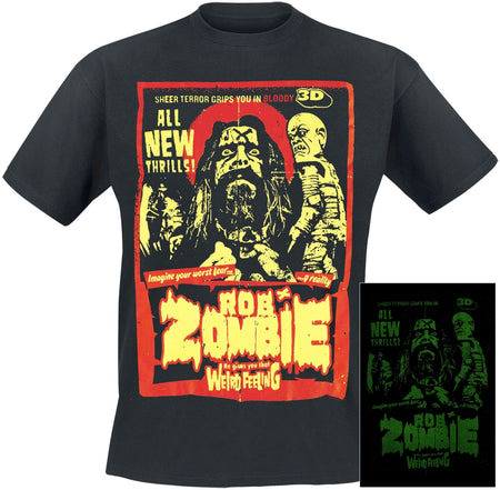 T-Shirt Manches courtes  de Rob Zombie - Ghoularama - Glow In The Dark - S à 5XL - pour Homme - noir - Rob Zombie