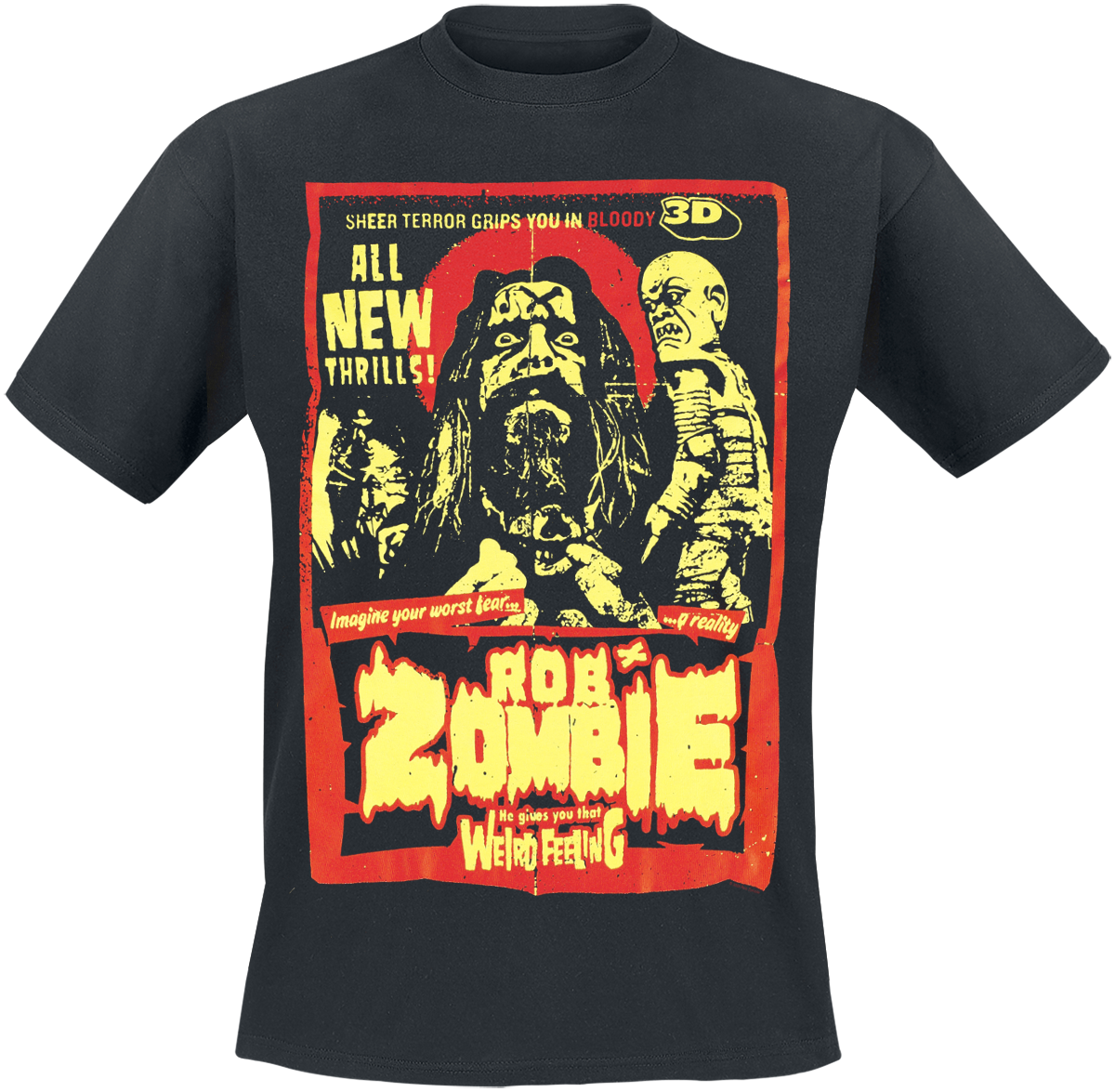 T-Shirt Manches courtes  de Rob Zombie - Ghoularama - Glow In The Dark - S à 5XL - pour Homme - noir - Rob Zombie - View 2