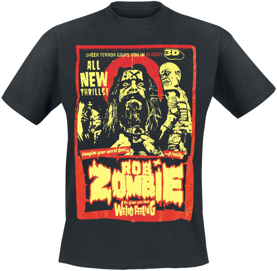 T-Shirt Manches courtes  de Rob Zombie - Ghoularama - Glow In The Dark - S à 5XL - pour Homme - noir - Rob Zombie - View 2