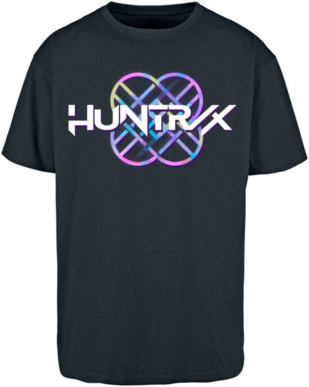 T-Shirt Oversize  de KPop Demon Hunters - Huntrix Logo - S à XXL - pour Unisexe - noir - KPop Demon Hunters