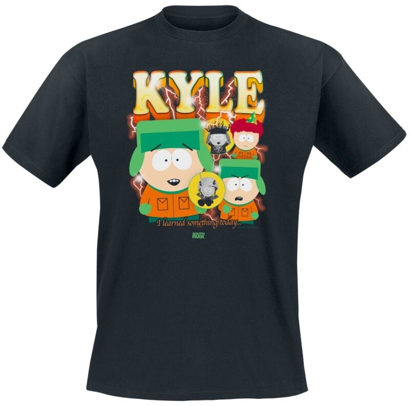 T-Shirt Manches courtes  de South Park - Kyle Bootleg Rap - S à XXL - pour Homme - noir - South Park