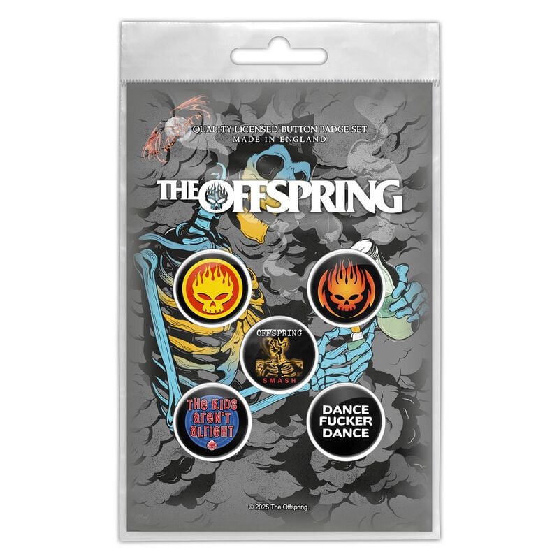 Badge  de The Offspring - Skeleton Molotov - pour Indifférent - multicolore - The Offspring